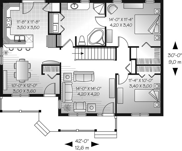 House Plans, Home Plans and floor plans from Ultimate Plans