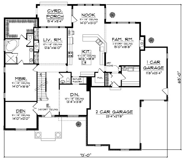 House Plans, Home Plans and floor plans from Ultimate Plans