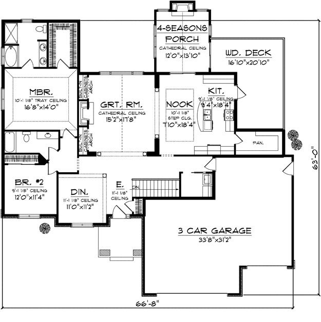 House Plans, Home Plans and floor plans from Ultimate Plans