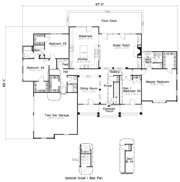 House Plans, Home Plans and floor plans from Ultimate Plans