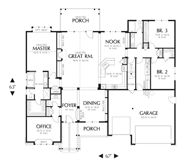 House Plans, Home Plans and floor plans from Ultimate Plans